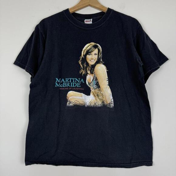 Anvil Other - Vintage Martina McBride Waking Up Laughing Tour T-Shirt M 2000s Country Concert